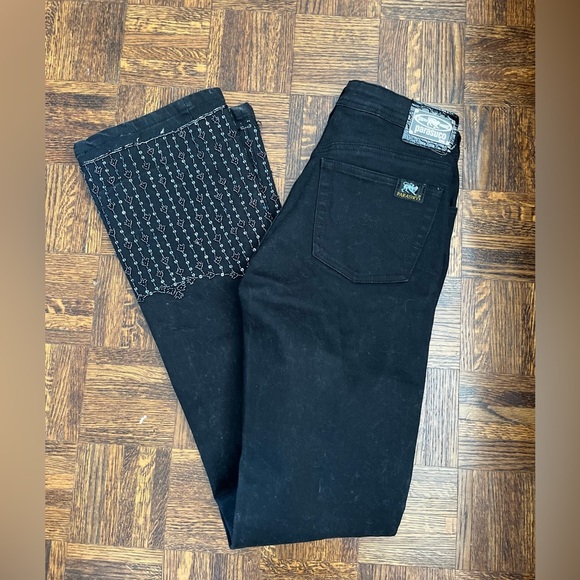 Parasuco jeans Vintage Y2K Sequins Flared Jeans size 28 - Picture 5 of 11